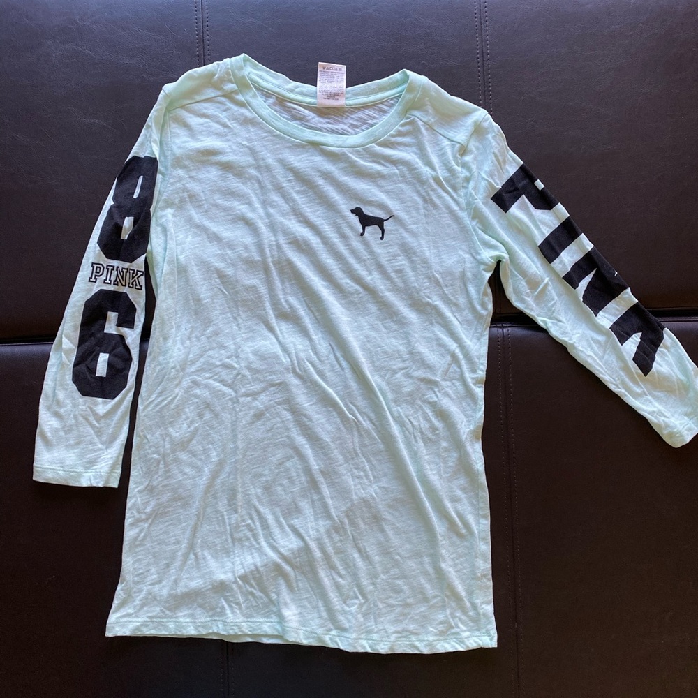 VS Pink 3/4 Sleeve Top